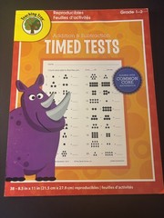 Teaching Tree Addition & Subtraction Timed Tests 38-8.5 in x 11 Common Core Math