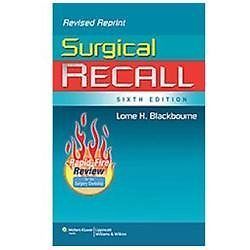 Surgical Recall by Blackbourne, Lorne H.