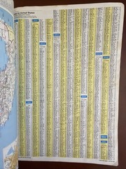 1993 Rand McNally Motor Carriers Road Atlas JB Hunt Book Missing 1 Page 95-96