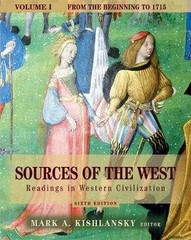 Sources of the West: Readings in – Paperback, by Kishlansky Mark – Very Good
