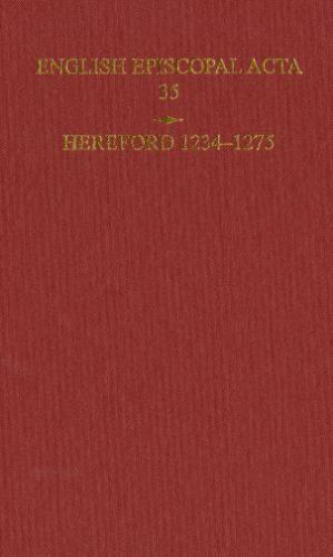 English Episcopal Acta : Hereford 1234-1275, Hardcover by Barrow, Julia (EDT)…
