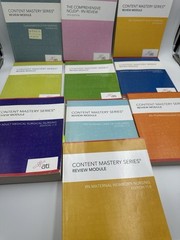 ATI Content Mastery Series Review Modules 2019 Set 10 Books Study Test RN Nursin