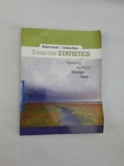 Essential Statistics by Gould, Robert N.; Ryan, Colleen N. Book + CD room disc