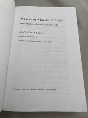Makers of Modern Strategy Machiavelli to Nuclear Age Peter Paret PB Princeton