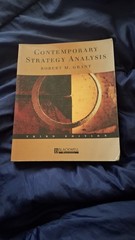 Contemporary Strategy Analysis By Robert M. Grant
