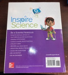 Inspire Science Grade 1, Be a Scientist Notebook Paperback 312 Pages