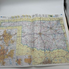 Rand McNally Road Atlas 1998 United States. Travel Map- folded corners
