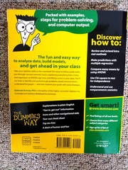 INTERMEDIATE STATISTICS FOR DUMMIES BY DEBORAH RUMSEY, PhD PAPERBACK