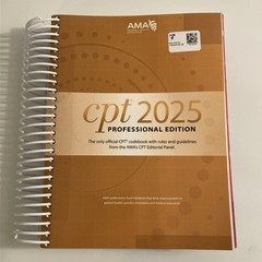 CPT 2025 Professional Edition AMA American Medical Association