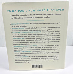 Emily Post Etiquette Signed 8th Edition + Table Manners For Kids Peggy Post HC