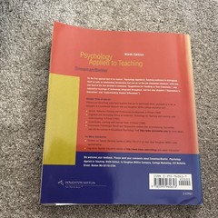 Psychology Applied to – Hardcover, by Snowman Jack; Biehler – Very Good j