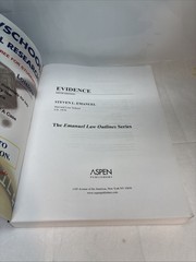 Emanuel Law Outlines: Evidence Steven L. Emanuel