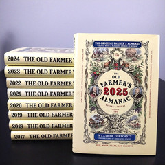 Lot of 9 Original The Old Farmer’s Almanac 2010’s, 2020’s Home Decor & Staging
