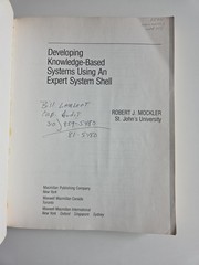 Developing Knowledge-Based Systems by Robert J. Mockler (1992, Trade Paperback)
