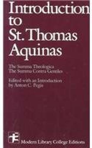 Introduction To Saint Thomas Aquinas – Paperback By Thomas Aquinas – GOOD