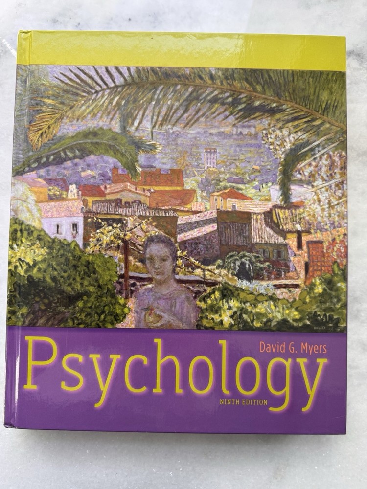 EUC Psychology by David G. Myers (2009, Hardcover) 9th Edition