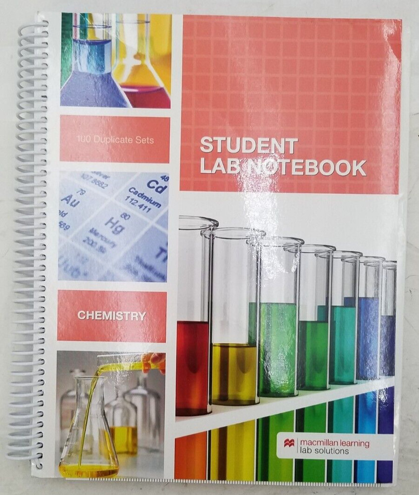 Student Lab Notebook Chemistry 100 Duplicate sets – 9781533969521