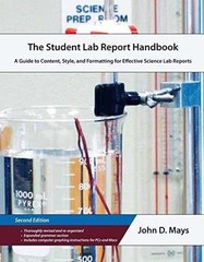 The Student Lab Report Handbook – Spiral-bound, by John D. Mays – Very Good