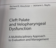 Clef Palate & Velopharyngeal Dysfunction By Kirschner & Baylis Textbook Paper