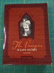 Vampire in Slavic Cultures by Thomas Garza (2010, Trade Paperback)