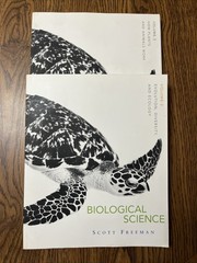 Biological Science Vol 2 & 3 Evolution Plants /animals Scott Freeman w/SEALED CD
