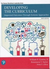 Developing the Curriculum – Paperback, by Gordon II William; – Very Good
