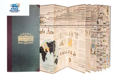 Adam’s Synchronological Chart or Map of History Timeline Hardcover Fold Out