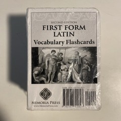 First Form Latin Vocabulary Flashcards by Memoria Press Sealed