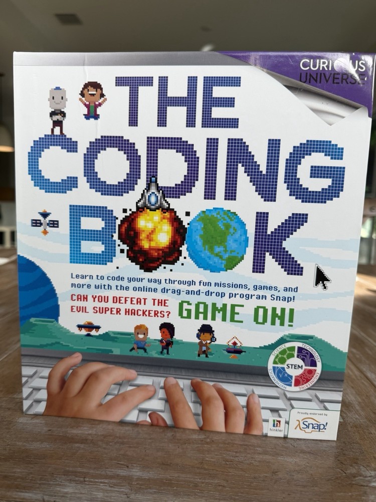The Coding Book, Programming for Kids, STEM Homeschool, 2018 SNAP Berkeley.edu