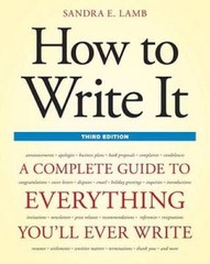 How to Write It, Third Edition: A Complete Guide to Everything You’l – VERY GOOD