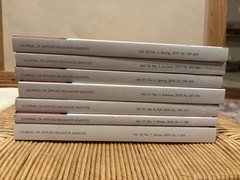 Journal of Applied Behavior Analysis Lot 7 Vol 50–52 2017–2019 ABA VG
