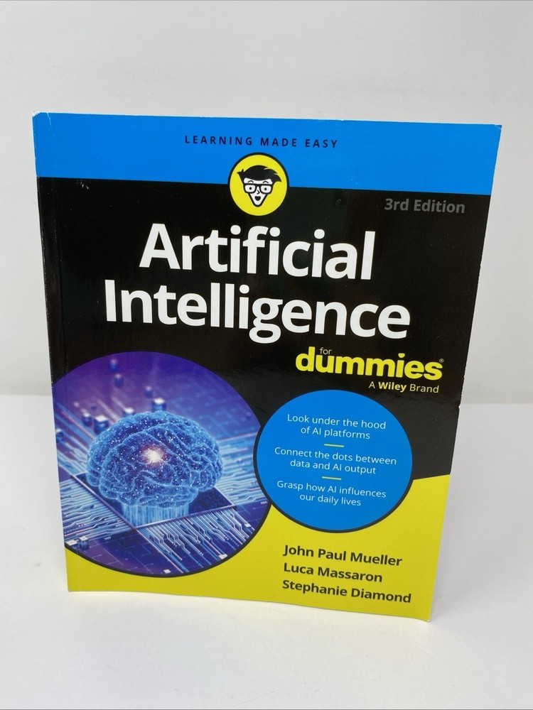 Artificial Intelligence for Dummies 3rd Edition John Paul Mueller, Massaron 2025