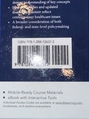 Health Policy and Politics: A Nurse’s Guide by Jeri A. Milstead Sixth Edition