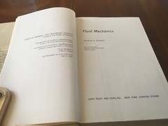 Fluid Mechanics by Arthur G. Hansen 1967 John Wiley and Sons HC