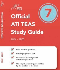 Official ATI TEAS Study Guide 7 (2024-2025 – Paperback, by ATI – Very Good o