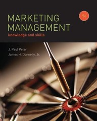 Marketing Management Hardcover J. Paul, Donnelly, James H., Jr. P
