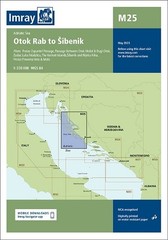 Imray M Series M25 Otok Rab to Sibenik (Map) C (UK IMPORT)