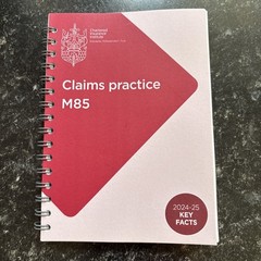 M85 – Claims Practice – 2024/25 Key Facts Booklet