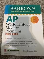 Barton’s AP World History Premium (2022-2023) Edition Paperback