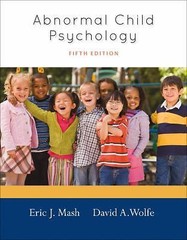 Abnormal Child Psychology by David A. Wolfe and Eric J. Mash (2012, Hardcover)