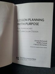 Lesson Planning With Purpose Five Approaches to Curriculum Design PB 2020