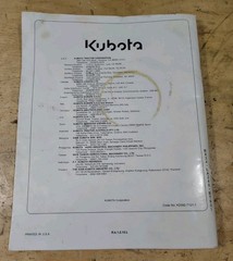 Kubota BX24 LA240 BT601 Operator’s Manual: 101 Pages 1HNAAACAP0150
