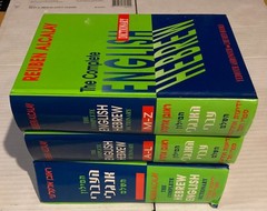 Reuben Alcalay’s complete hebrew dictionary, set of three, out of print, 1996