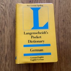 Langenscheidt’s Pocket Dictionary German 672 pages