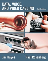 Data, Voice and Video Cabling, Paperback by Hayes, Jim; Rosenberg, Paul, Bran…