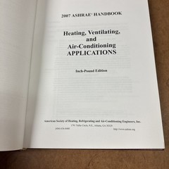 2007 ASHRAE Handbook — HVAC Applications With The Cd
