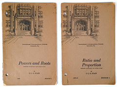 ICS Correspondence Schools Study Manuals 1929 Lot of 8 Algebra Math Roots PA1614