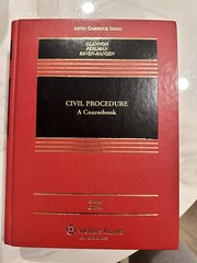 Aspen Casebook Ser.: Civil Procedure : A Coursebook by Andrew M. Perlman, Joseph