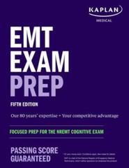 EMT Exam Prep: Focused Prep for the NREMT Cognitive Exam (Kaplan Tes – GOOD