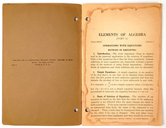 ICS Correspondence Schools Study Manuals 1929 Lot of 8 Algebra Math Roots PA1614